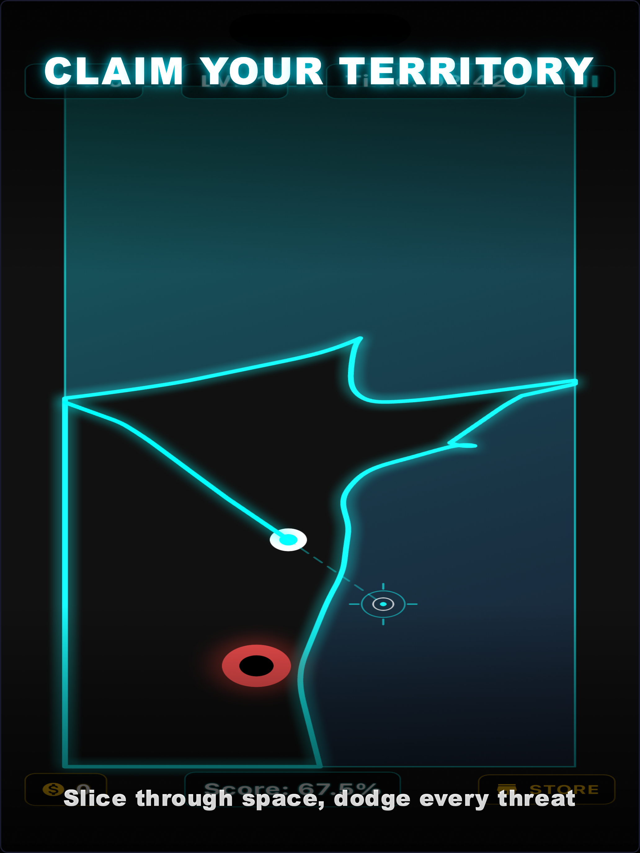 Space Cutter iPad gameplay